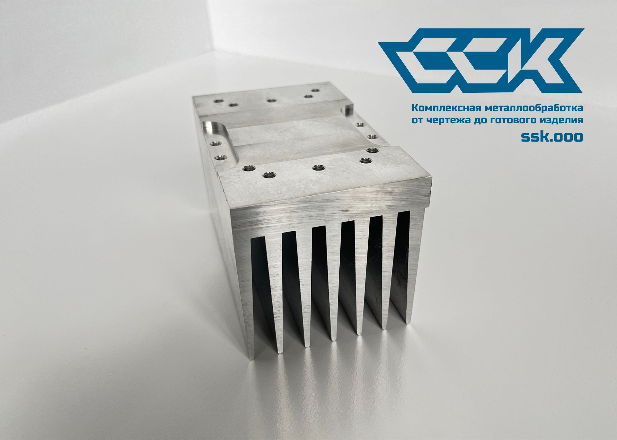 Алюминиевый радиатор охлаждения электроники